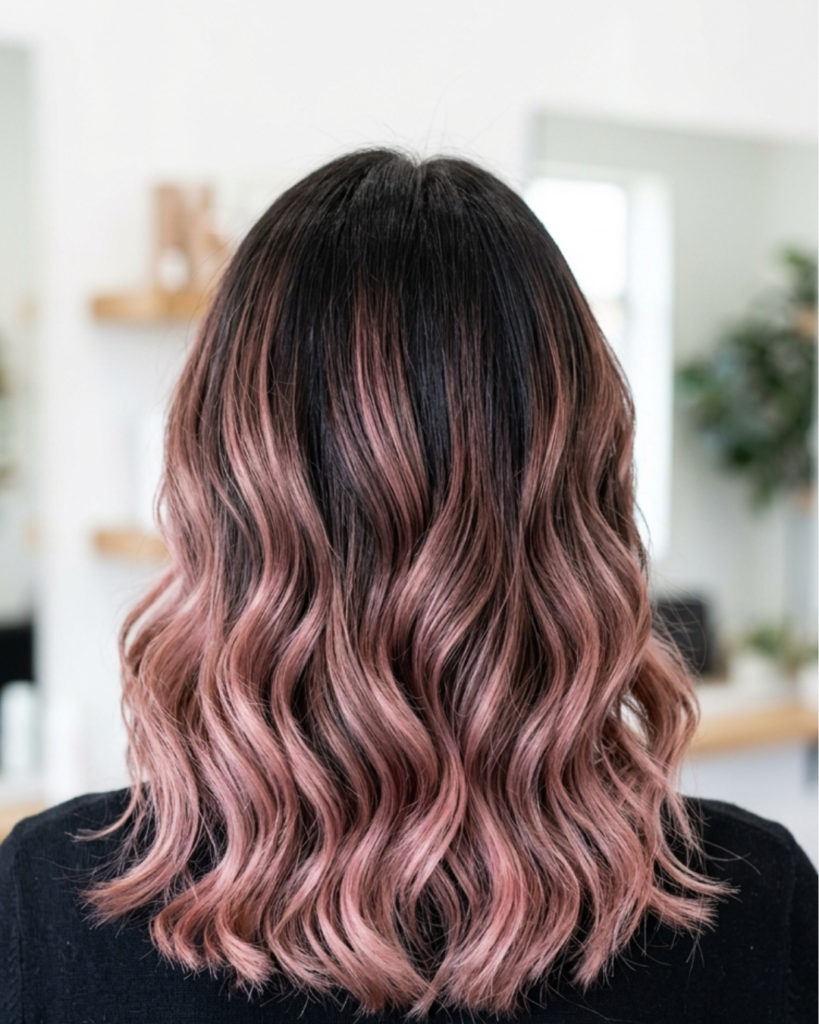 Dusty Rose Hair Color