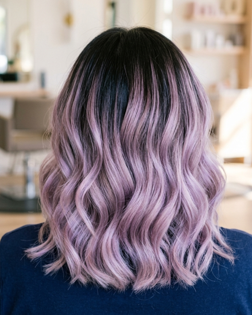 Soft Lavender Hair Color
